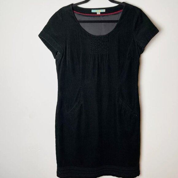 Boden Black Soft Fine Corduroy Dress - Picture 2 of 8